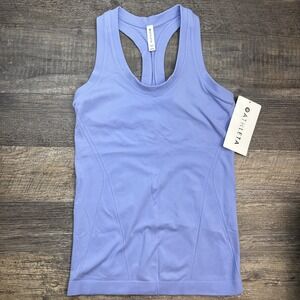Athleta Women's XXS Momentum Tank Periwinkle Purple Running Tennis NEW Defects